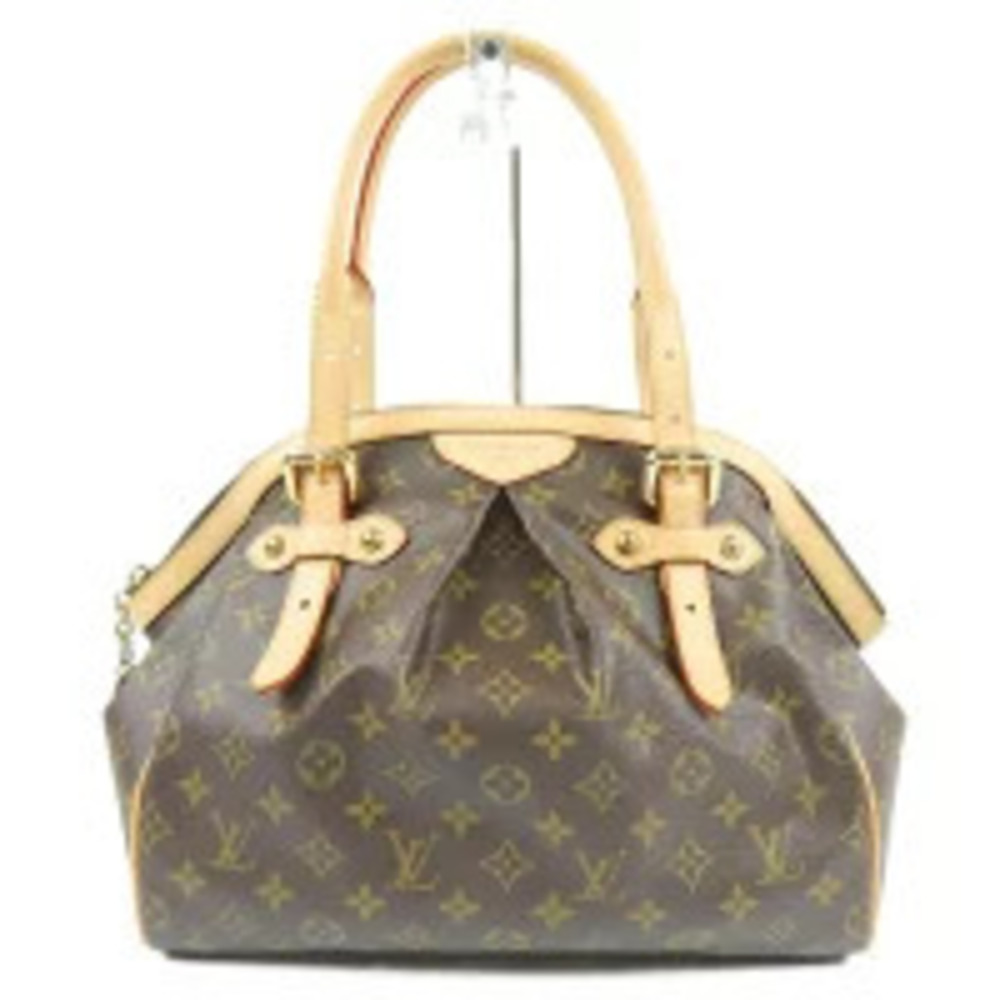 Louis Vuitton Tivoli Monogram Shoulder Bag Leather Brown